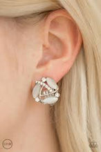 Load image into Gallery viewer, Summer Dew White Clip On Earrings