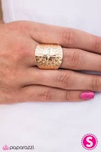 Load image into Gallery viewer, Summer Hideaways Gold Ring - Angie's $5.00 Bling