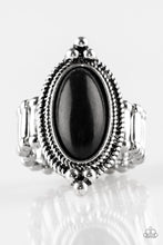 Load image into Gallery viewer, Summer Sandstone Black Ring - Angie's $5.00 Bling