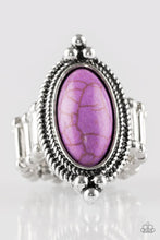 Load image into Gallery viewer, Summer Sandstone Purple Ring - Angie's $5.00 Bling