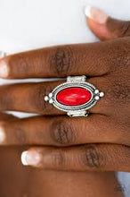 Load image into Gallery viewer, Summer Sandstone Red Ring - Angie's $5.00 Bling