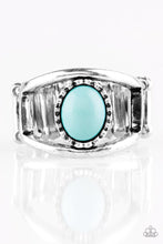 Load image into Gallery viewer, Summer Tour Blue Ring - Angie's $5.00 Bling