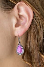 Load image into Gallery viewer, Summer Vacay Purple Earrings