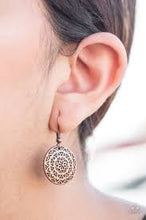 Load image into Gallery viewer, Sunflower Shimmer Copper Earrings