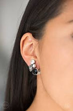 Load image into Gallery viewer, Super Superstar Black Clip On Earrings