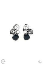 Load image into Gallery viewer, Super Superstar Black Clip On Earrings