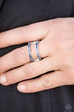 Load image into Gallery viewer, Surrender the Sparkle Blue Ring - Angie's $5.00 Bling