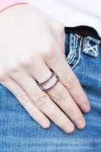 Load image into Gallery viewer, Surrender the Sparkle Purple Ring - Angie's $5.00 Bling