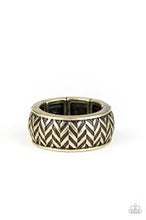 Load image into Gallery viewer, Survival Skills Brass Men&#39;s Ring