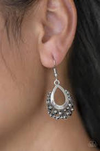 Load image into Gallery viewer, Table for Two Silver Earrings