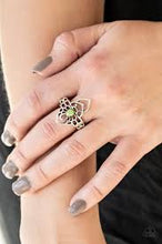 Load image into Gallery viewer, Taj Mahalo Green Skinny Band Ring