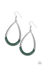 Load image into Gallery viewer, Take A Dip Green Earrings