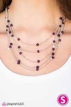Load image into Gallery viewer, Take Five Purple Necklace - Angie's $5.00 Bling
