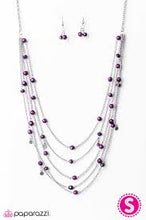 Load image into Gallery viewer, Take Five Purple Necklace - Angie's $5.00 Bling