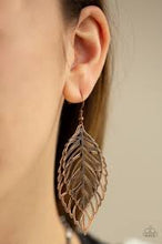 Load image into Gallery viewer, Take It or Leaf It Copper Earrings
