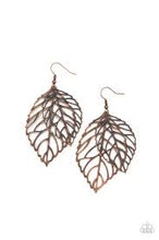 Load image into Gallery viewer, Take It or Leaf It Copper Earrings