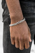 Load image into Gallery viewer, Take It to the Bank Silver Men&#39;s Bracelet