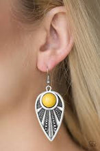 Load image into Gallery viewer, Take a Walkabout Yellow Earrings