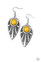Load image into Gallery viewer, Take a Walkabout Yellow Earrings