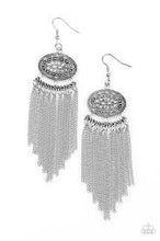 Load image into Gallery viewer, Tantalizing Tassel Silver Earrings