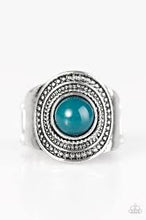 Load image into Gallery viewer, Target Trance Blue Ring - Angie's $5.00 Bling