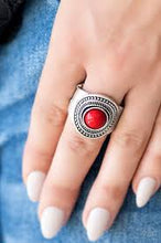 Load image into Gallery viewer, Target Trance Red Ring - Angie's $5.00 Bling
