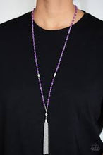 Load image into Gallery viewer, Tassel Takeover Purple Necklace - Angie's $5.00 Bling