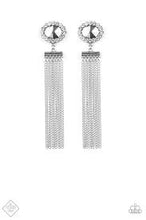 Load image into Gallery viewer, Tassel Throwback White Earrings