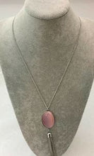 Load image into Gallery viewer, Tasseled Tranquility Pink Necklace