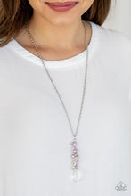 Load image into Gallery viewer, Teardrop Serenity Purple Necklace