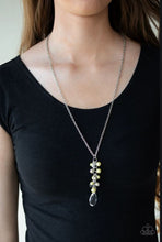 Load image into Gallery viewer, Teardrop Serenity Yellow Necklace