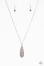 Load image into Gallery viewer, Teardrop Treasure Purple Necklace - Angie's $5.00 Bling