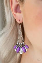 Load image into Gallery viewer, Terra Tribe Purple Earrings