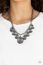 Load image into Gallery viewer, Texture Storm Black Necklace - Angie's $5.00 Bling