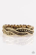 Load image into Gallery viewer, Texture Tango Brass Skinny Band Ring