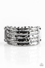 Load image into Gallery viewer, Texture Timbre Black Ring - Angie's $5.00 Bling