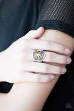Load image into Gallery viewer, That's What EYE Want Yellow Ring - Angie's $5.00 Bling
