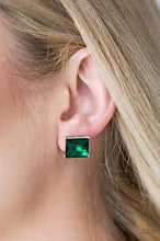 Load image into Gallery viewer, The Big Bang Green Post Earrings