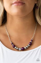 Load image into Gallery viewer, The Big Leaguer Purple Necklace - Angie's $5.00 Bling