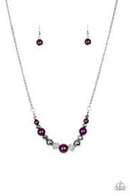 Load image into Gallery viewer, The Big Leaguer Purple Necklace - Angie's $5.00 Bling