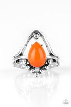 Load image into Gallery viewer, The Bold and The Bead-iful Orange Skinny Band Ring