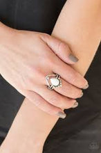 Load image into Gallery viewer, The Bold and the Bead-iful White Skinny Band Ring