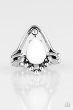 Load image into Gallery viewer, The Bold and the Bead-iful White Skinny Band Ring