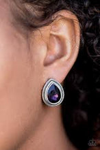 Load image into Gallery viewer, The Deluxe Purple Post Earrings