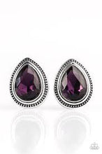 Load image into Gallery viewer, The Deluxe Purple Post Earrings
