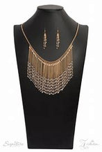 Load image into Gallery viewer, The Donnalee Gold Zi Necklace 2017