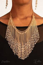 Load image into Gallery viewer, The Donnalee Gold Zi Necklace 2017