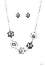 Load image into Gallery viewer, The Earth Laughs in Flowers Black Necklace - Angie's $5.00 Bling