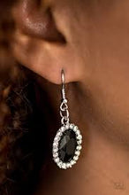 Load image into Gallery viewer, The Fame of the Game Black Earrings