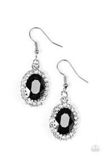 Load image into Gallery viewer, The Fame of the Game Black Earrings